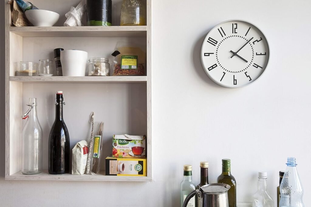 Kitchen analog wall clock Lemnos